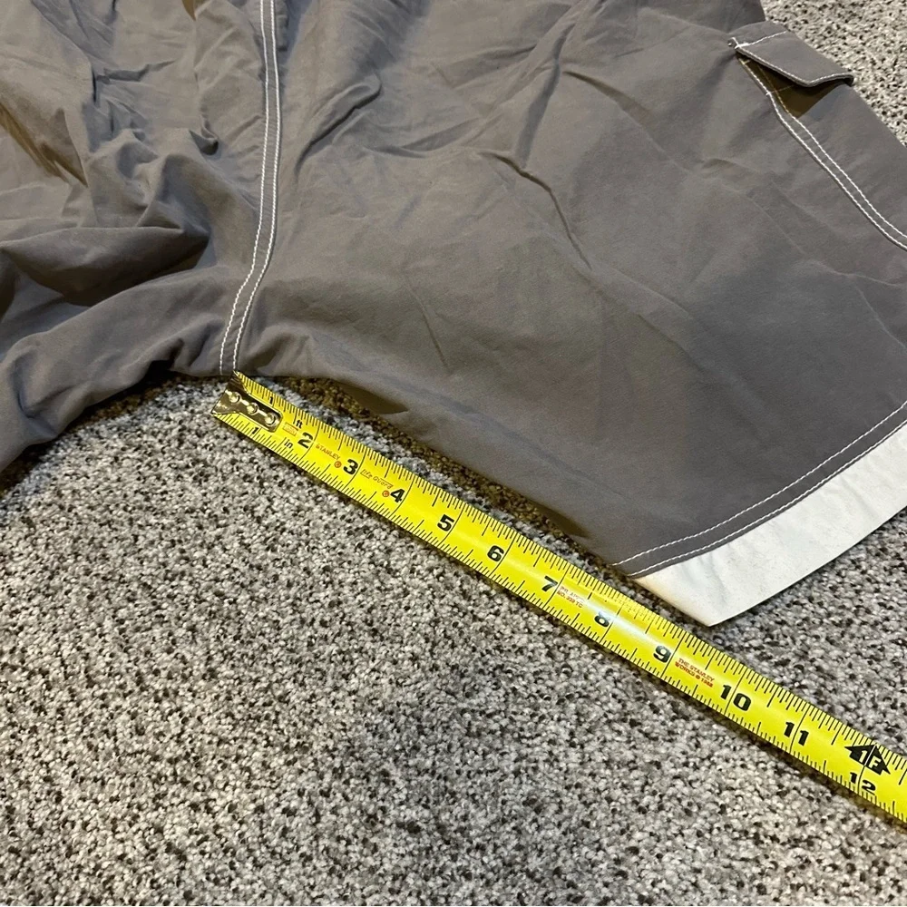TOMMY HILFIGER XXL Gray Swim Trunks Bathing Suit Tommy Logos NWT R $42